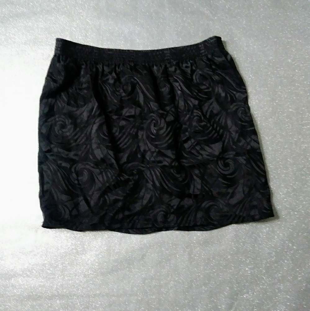 NWT Black Silk Skirt Size 10
